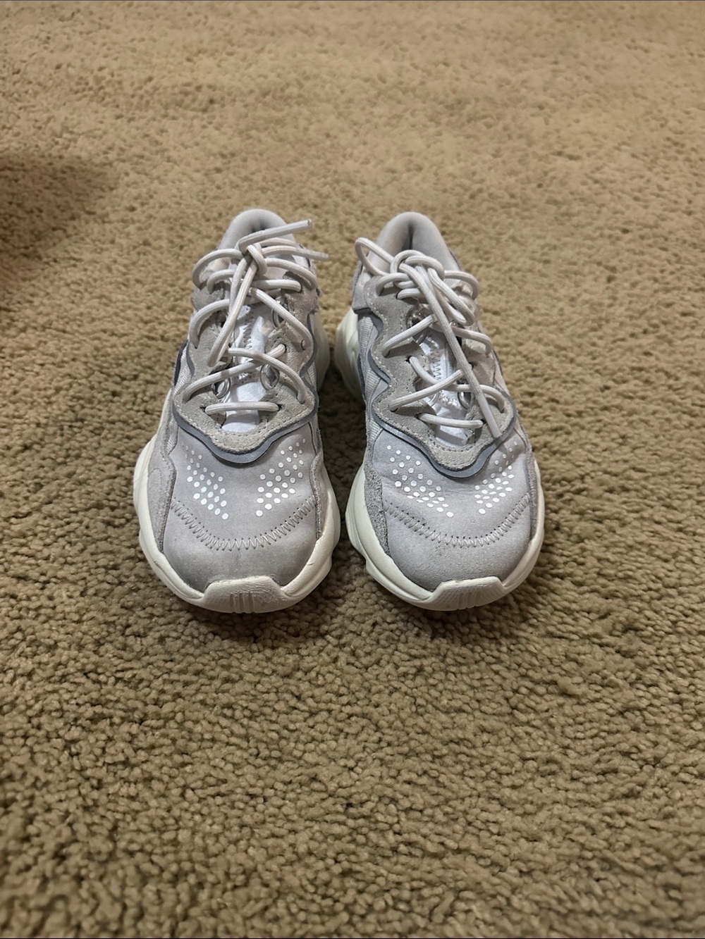 adidas Kids Light Gray ozweegos